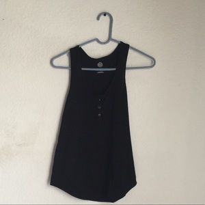 Black tank top